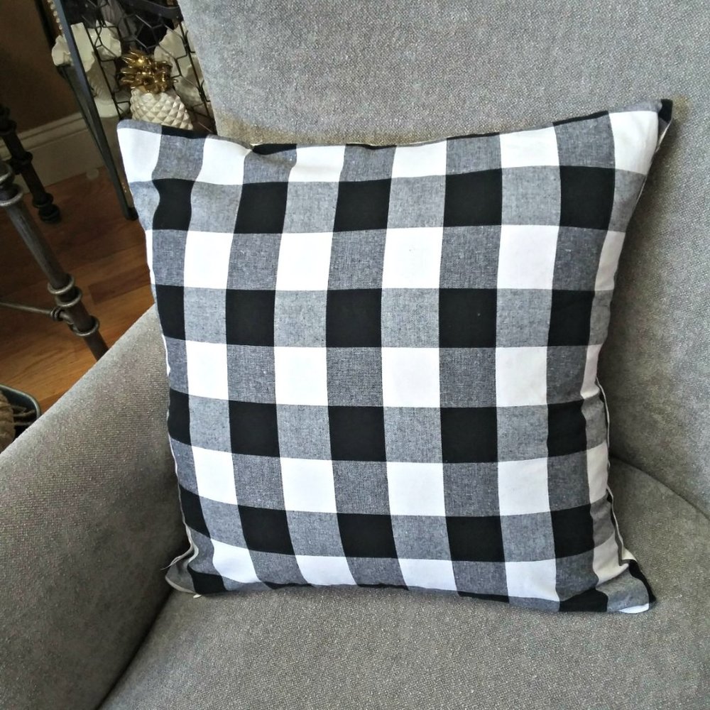 NEW! FARMHOUSE Cottage "Hey Pumpkin" 20" PILLOW - Picture 3 of 3